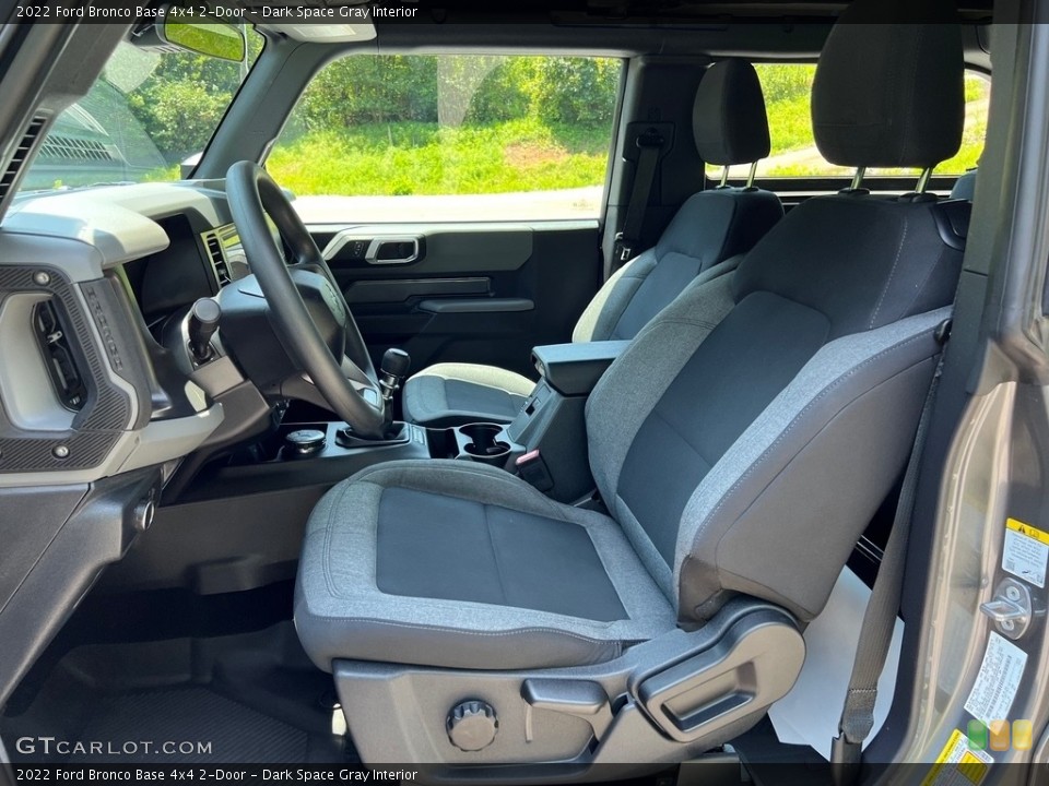 Dark Space Gray Interior Front Seat for the 2022 Ford Bronco Base 4x4 2-Door #146327948