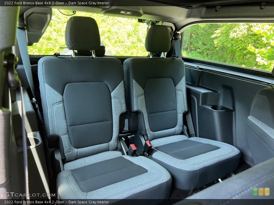 Dark Space Gray Interior Rear Seat for the 2022 Ford Bronco Base 4x4 2-Door #146327975