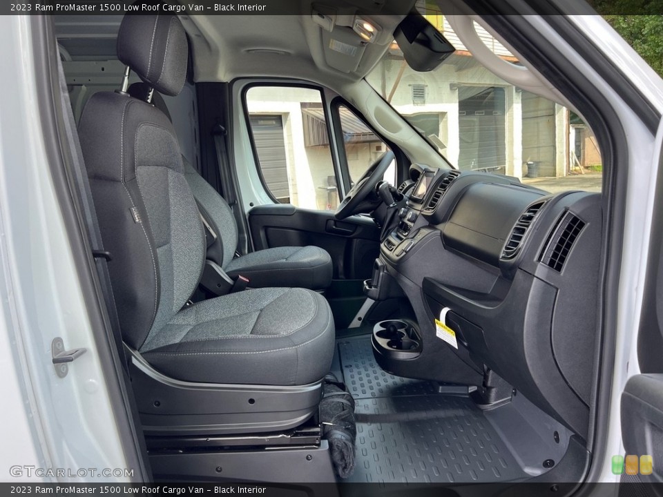 Black Interior Front Seat for the 2023 Ram ProMaster 1500 Low Roof Cargo Van #146327978