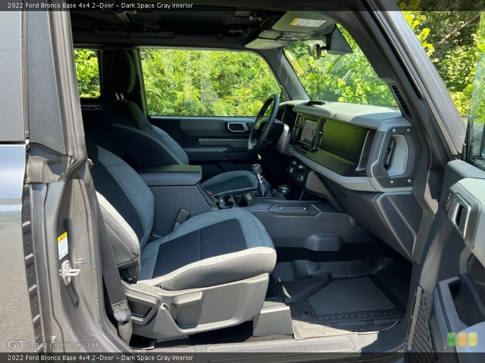 Dark Space Gray Interior Front Seat for the 2022 Ford Bronco Base 4x4 2-Door #146327981