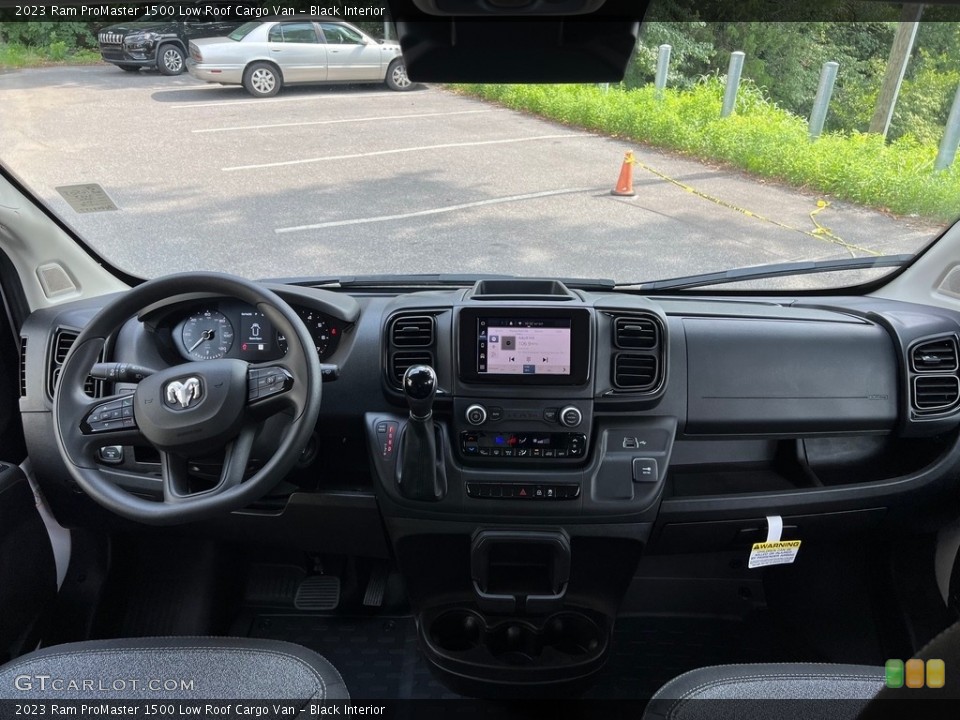 Black Interior Dashboard for the 2023 Ram ProMaster 1500 Low Roof Cargo Van #146327984