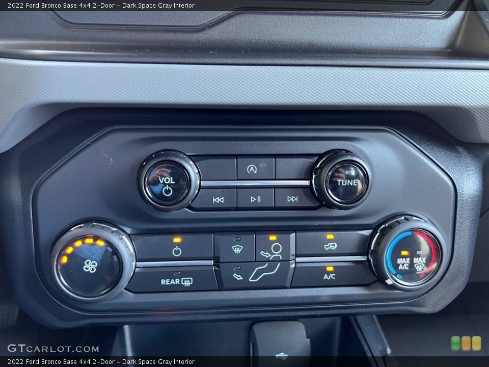 Dark Space Gray Interior Controls for the 2022 Ford Bronco Base 4x4 2-Door #146328005