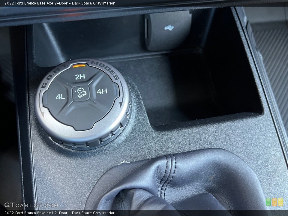 Dark Space Gray Interior Controls for the 2022 Ford Bronco Base 4x4 2-Door #146328011