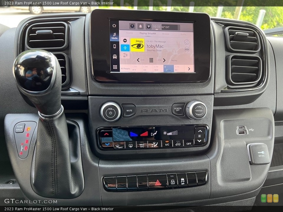 Black Interior Controls for the 2023 Ram ProMaster 1500 Low Roof Cargo Van #146328014