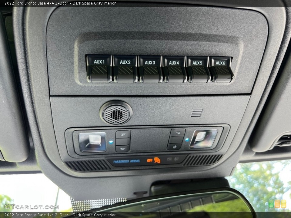 Dark Space Gray Interior Controls for the 2022 Ford Bronco Base 4x4 2-Door #146328029