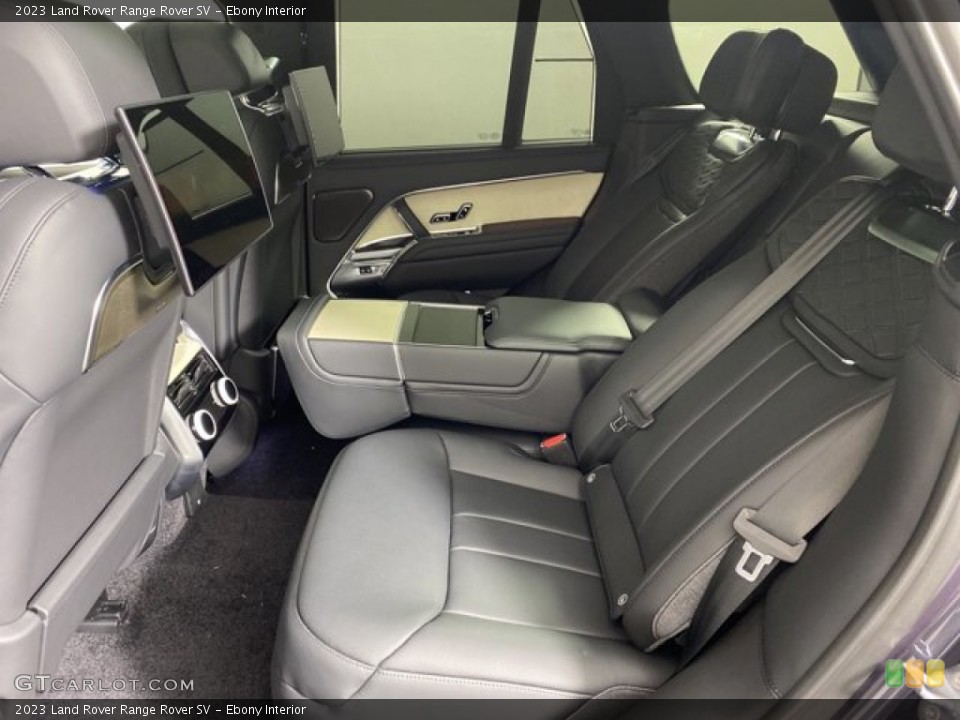Ebony Interior Rear Seat for the 2023 Land Rover Range Rover SV #146328612