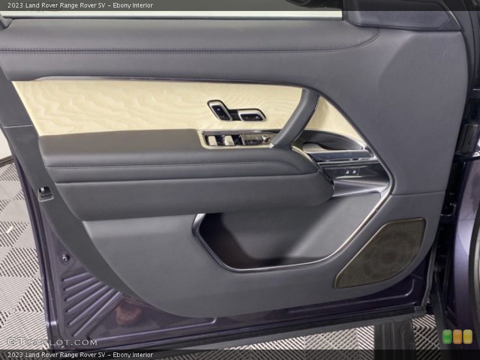 Ebony Interior Door Panel for the 2023 Land Rover Range Rover SV #146328831