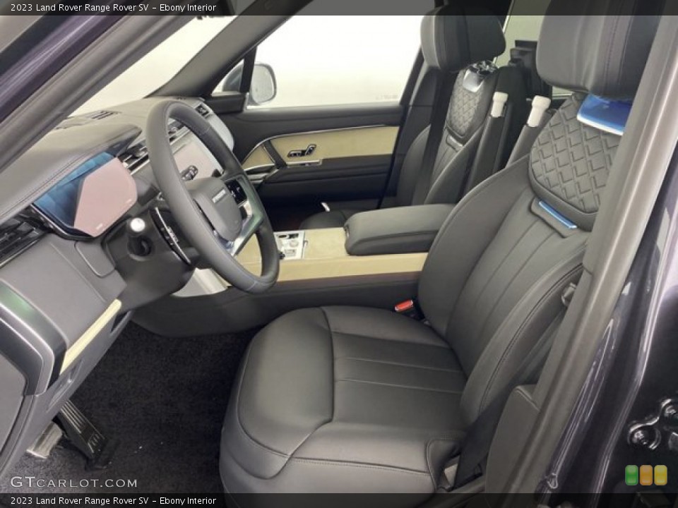 Ebony Interior Photo for the 2023 Land Rover Range Rover SV #146328887