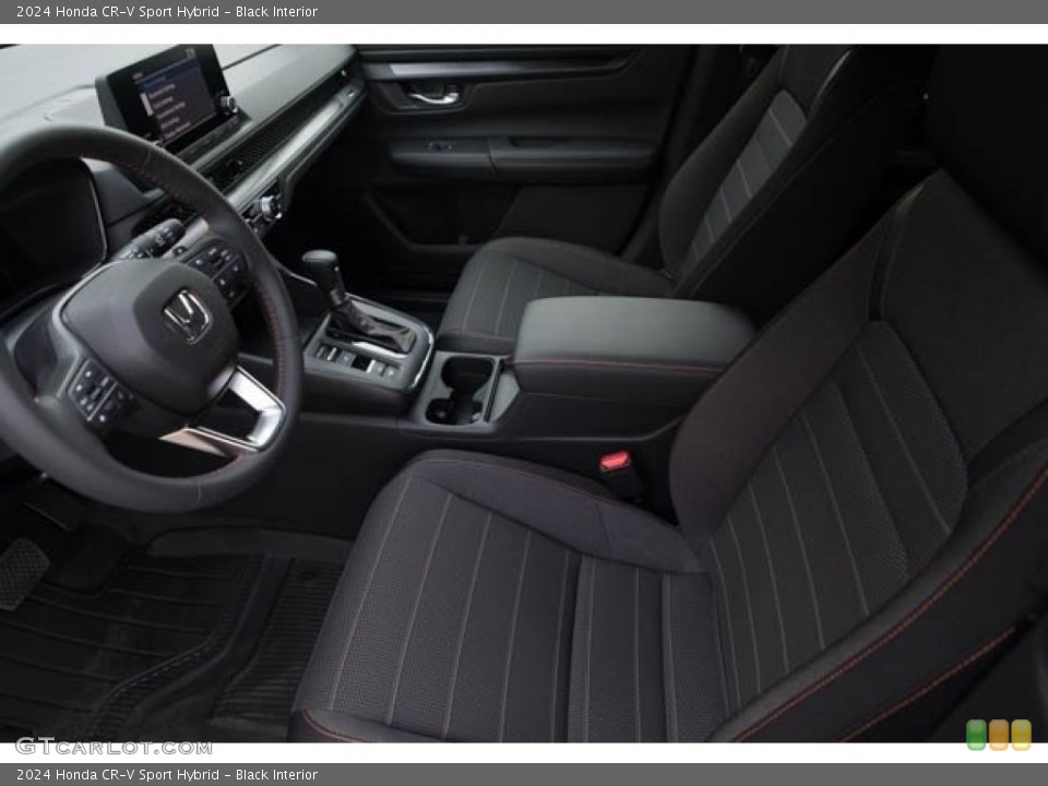 Black Interior Front Seat for the 2024 Honda CR-V Sport Hybrid #146329820