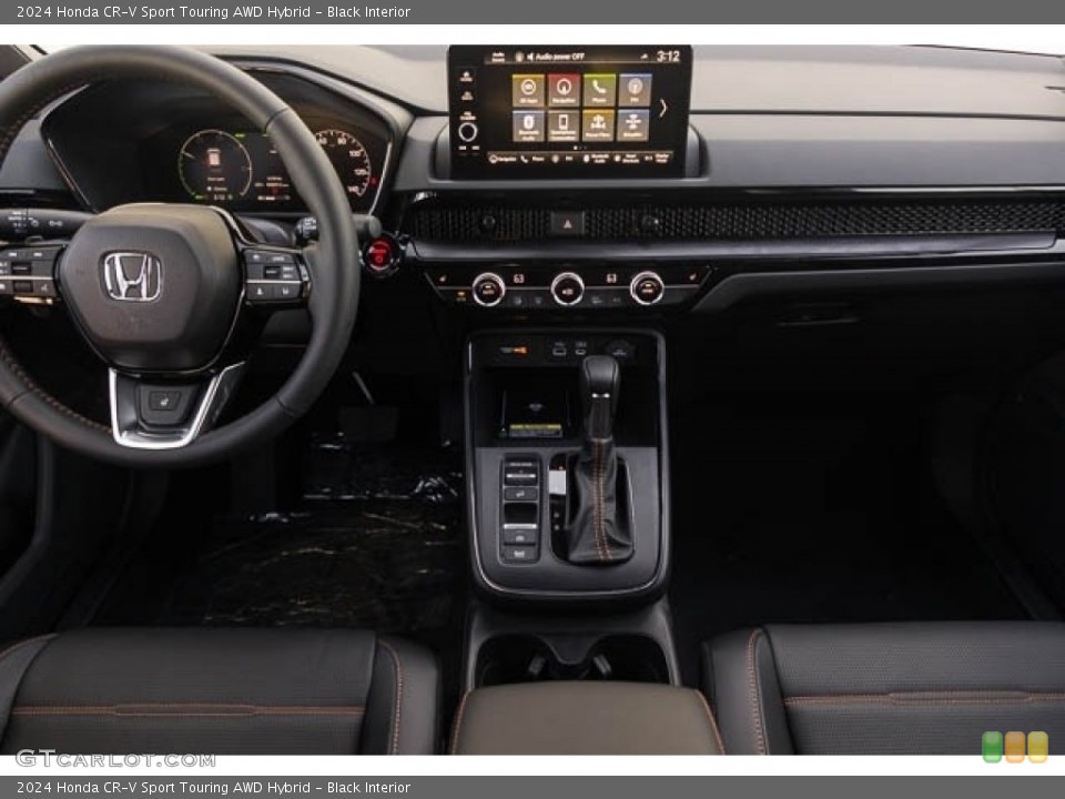 Black Interior Dashboard for the 2024 Honda CR-V Sport Touring AWD Hybrid #146330694