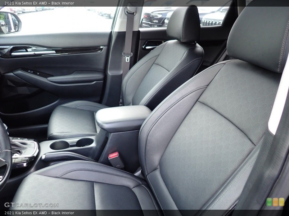 Black 2021 Kia Seltos Interiors