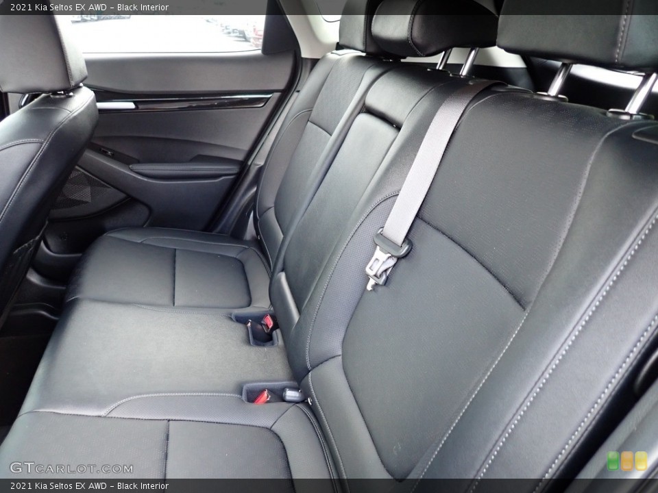 Black Interior Rear Seat for the 2021 Kia Seltos EX AWD #146330754