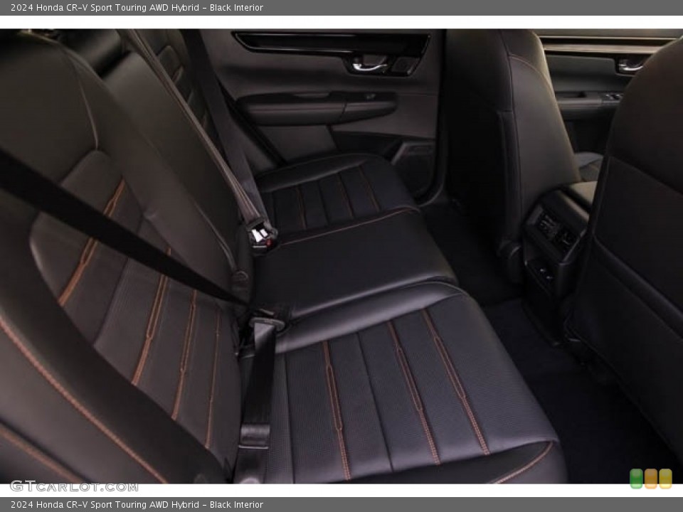 Black Interior Rear Seat for the 2024 Honda CR-V Sport Touring AWD Hybrid #146330974