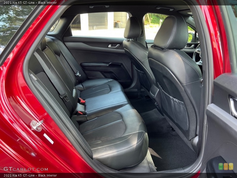 Black Interior Rear Seat for the 2021 Kia K5 GT-Line #146331333