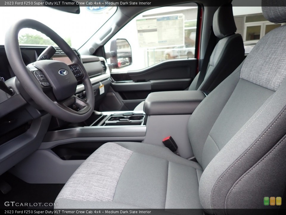 Medium Dark Slate Interior Photo for the 2023 Ford F250 Super Duty XLT Tremor Crew Cab 4x4 #146331369