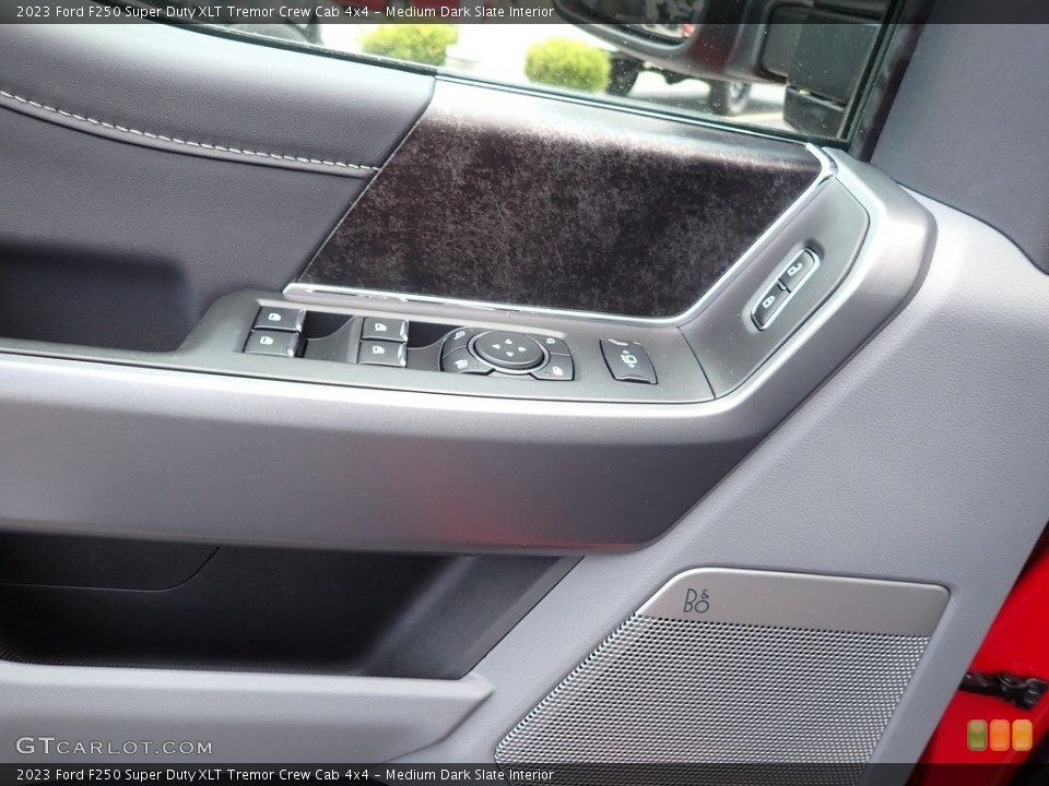 Medium Dark Slate Interior Door Panel for the 2023 Ford F250 Super Duty XLT Tremor Crew Cab 4x4 #146331399