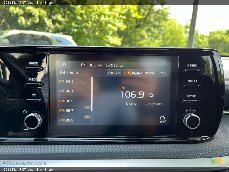 Black Interior Audio System for the 2021 Kia K5 GT-Line #146331472