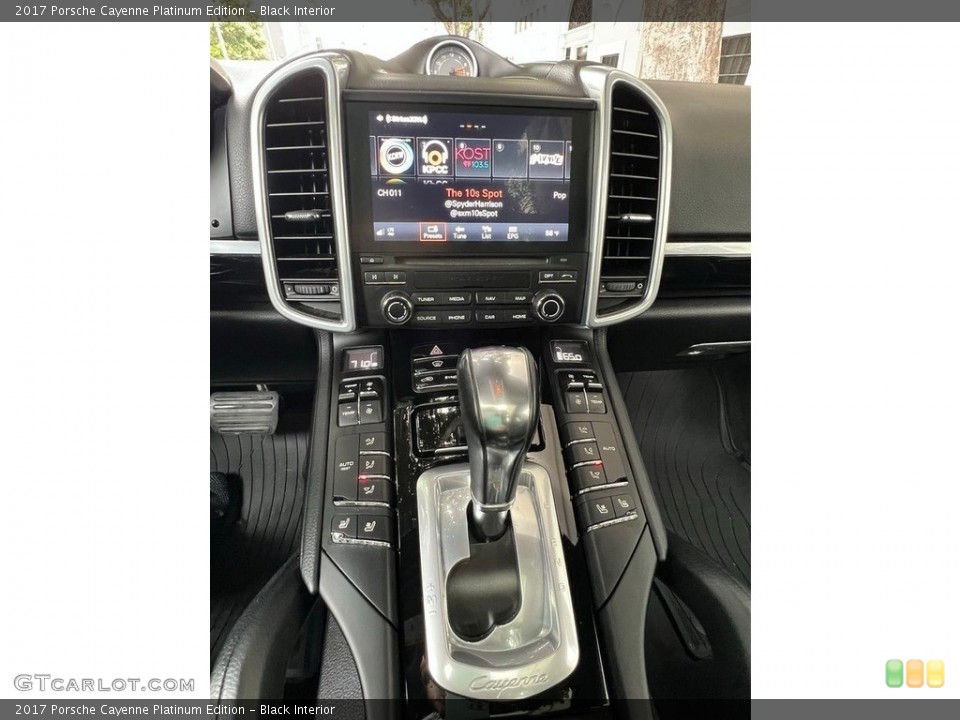 Black Interior Transmission for the 2017 Porsche Cayenne Platinum Edition #146331818