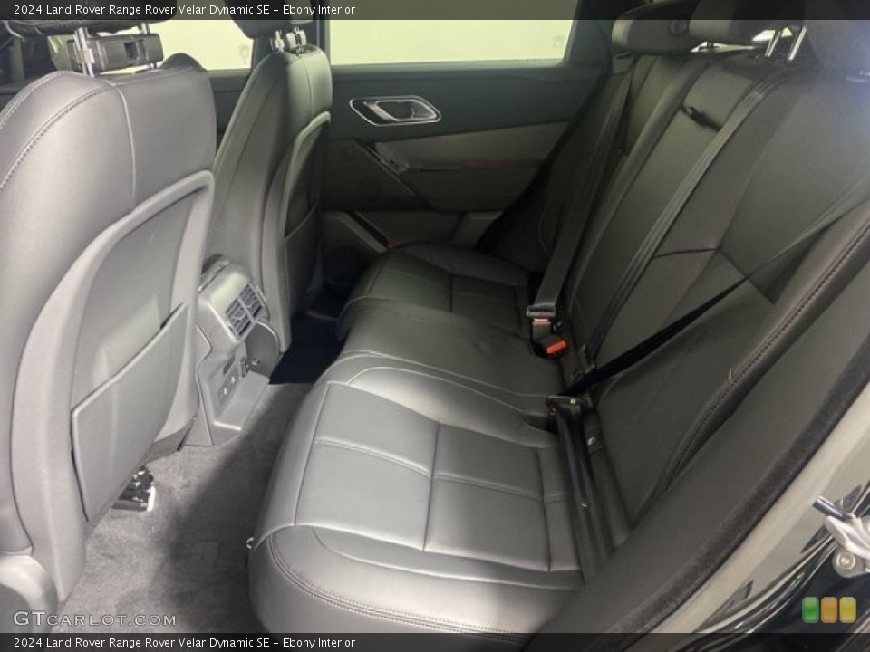 Ebony Interior Rear Seat for the 2024 Land Rover Range Rover Velar Dynamic SE #146331978