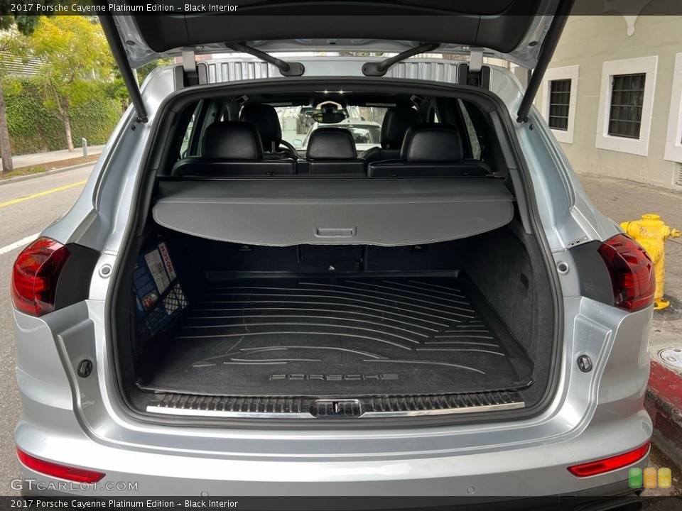 Black Interior Trunk for the 2017 Porsche Cayenne Platinum Edition #146332005