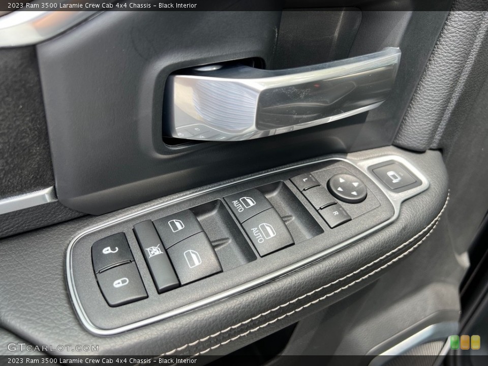 Black Interior Controls for the 2023 Ram 3500 Laramie Crew Cab 4x4 Chassis #146332551