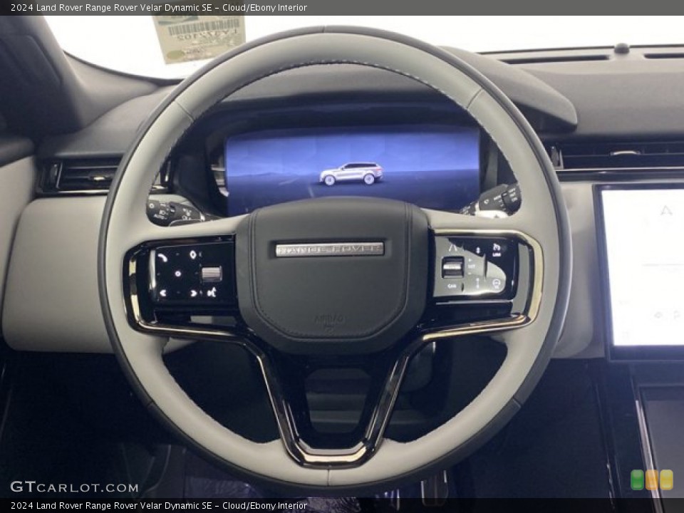 Cloud/Ebony Interior Steering Wheel for the 2024 Land Rover Range Rover Velar Dynamic SE #146332581