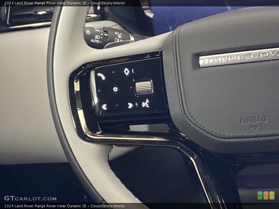 Cloud/Ebony Interior Steering Wheel for the 2024 Land Rover Range Rover Velar Dynamic SE #146332598