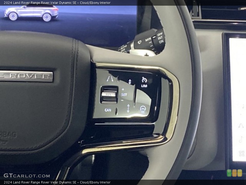 Cloud/Ebony Interior Steering Wheel for the 2024 Land Rover Range Rover Velar Dynamic SE #146332615