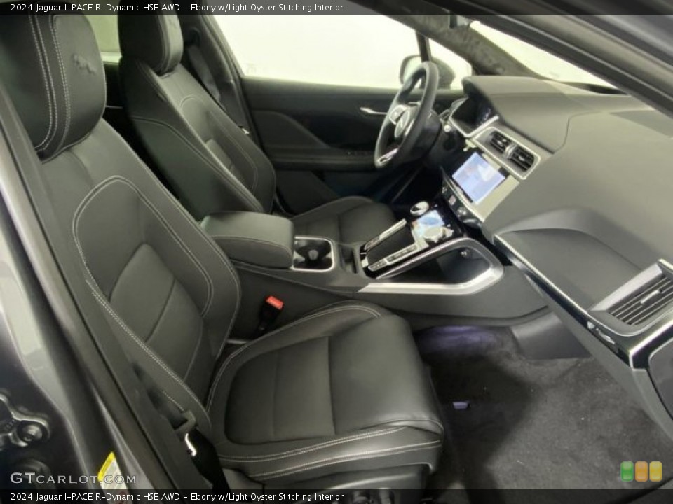 Ebony w/Light Oyster Stitching Interior Front Seat for the 2024 Jaguar I-PACE R-Dynamic HSE AWD #146332788