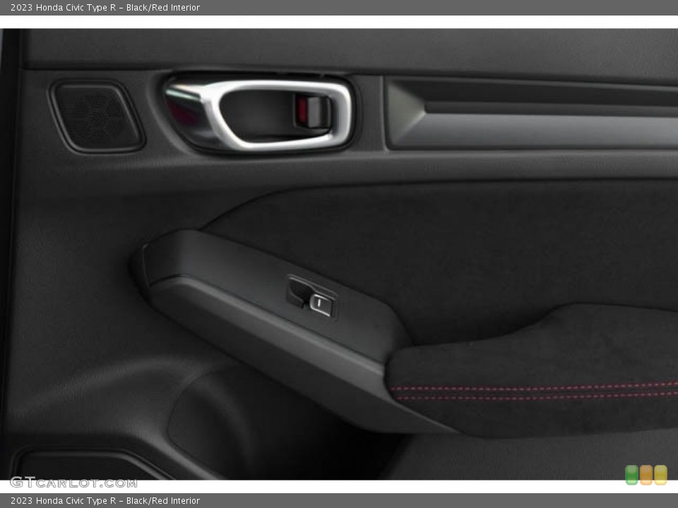 Black/Red Interior Door Panel for the 2023 Honda Civic Type R #146332791