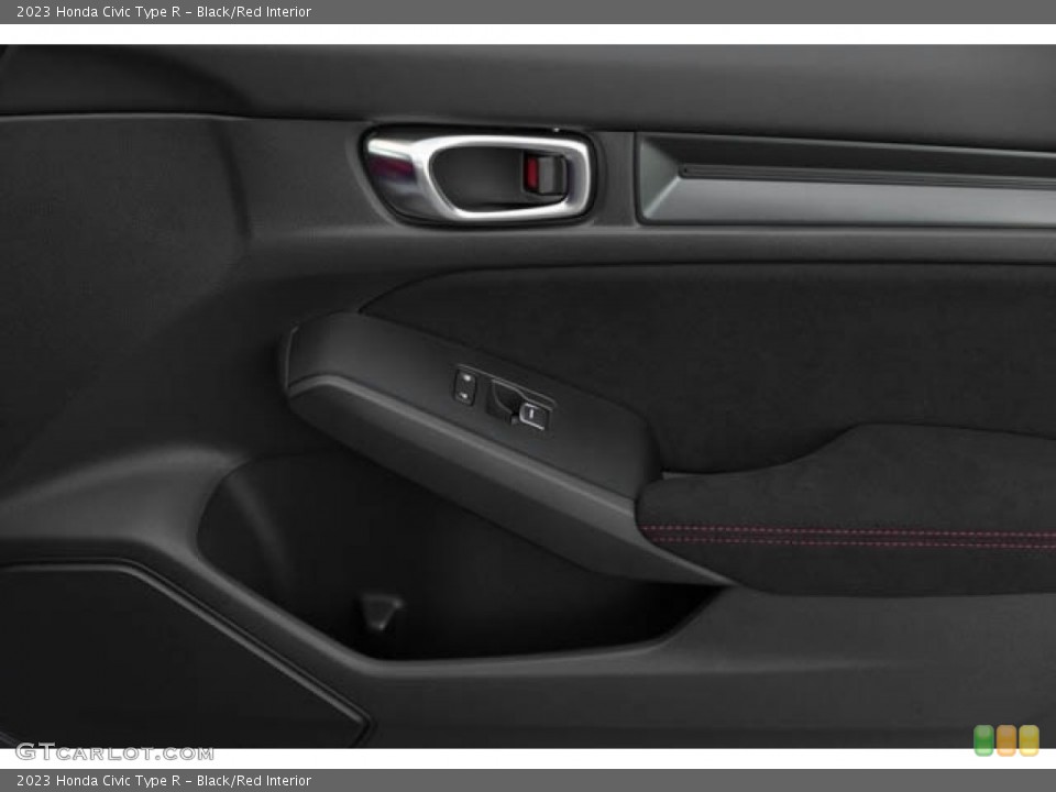 Black/Red Interior Door Panel for the 2023 Honda Civic Type R #146332805