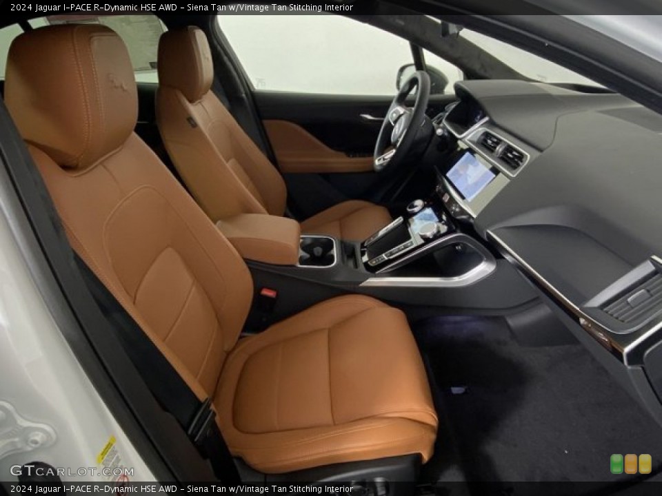 Siena Tan w/Vintage Tan Stitching 2024 Jaguar I-PACE Interiors