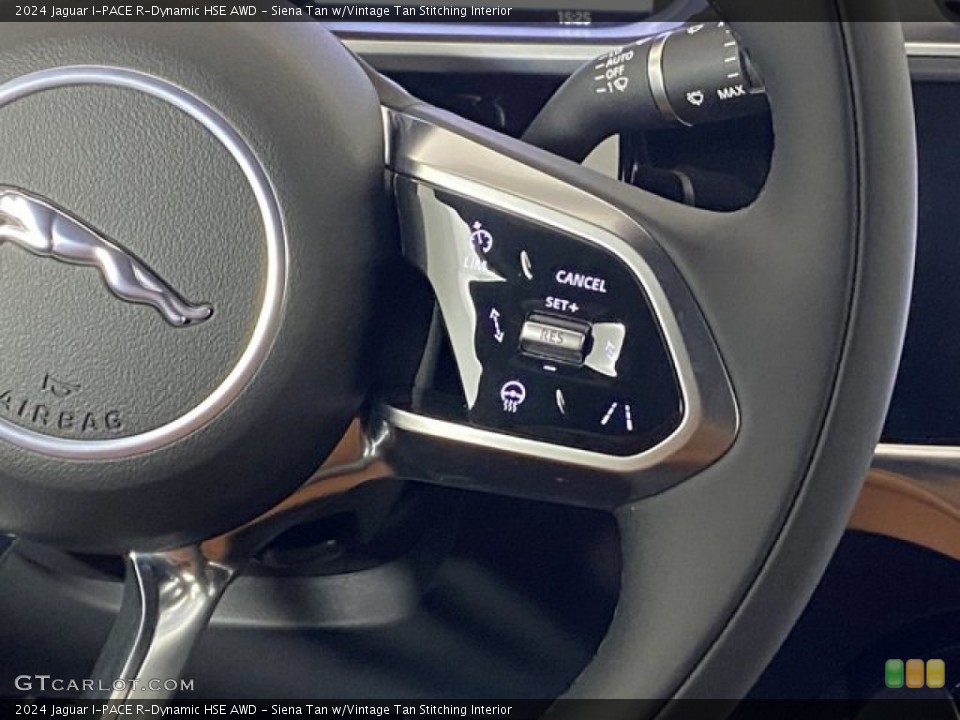 Siena Tan w/Vintage Tan Stitching Interior Steering Wheel for the 2024 Jaguar I-PACE R-Dynamic HSE AWD #146333396