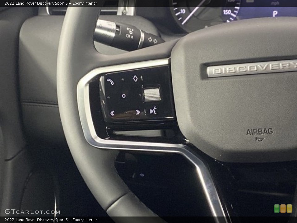Ebony Interior Steering Wheel for the 2022 Land Rover Discovery Sport S #146335047