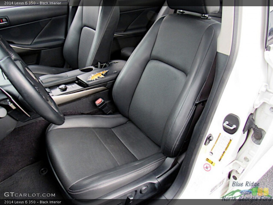 Black Interior Front Seat for the 2014 Lexus IS 350 #146335776