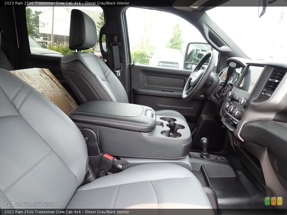 Diesel Gray/Black Interior Front Seat for the 2023 Ram 2500 Tradesman Crew Cab 4x4 #146336295