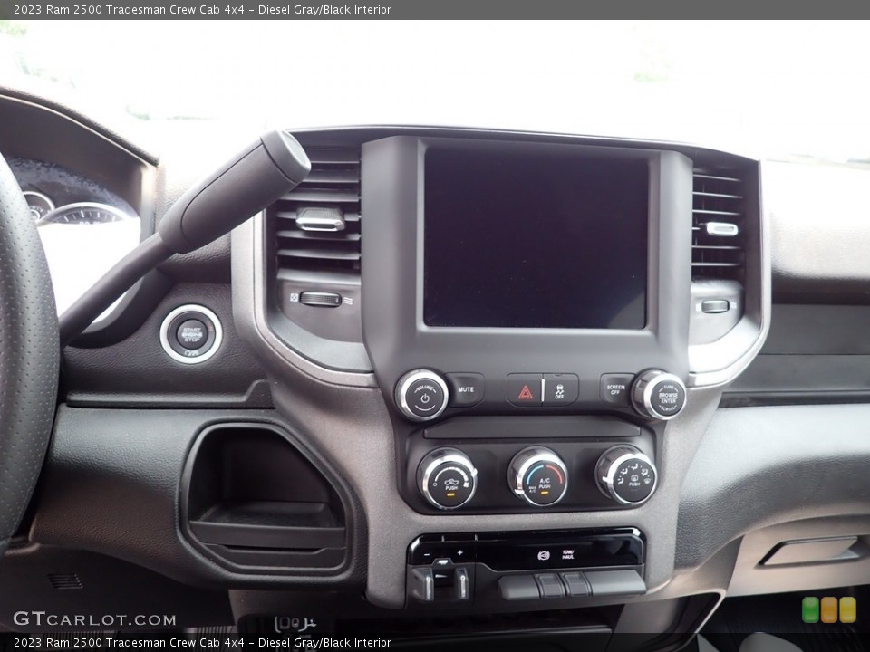 Diesel Gray/Black Interior Controls for the 2023 Ram 2500 Tradesman Crew Cab 4x4 #146336469