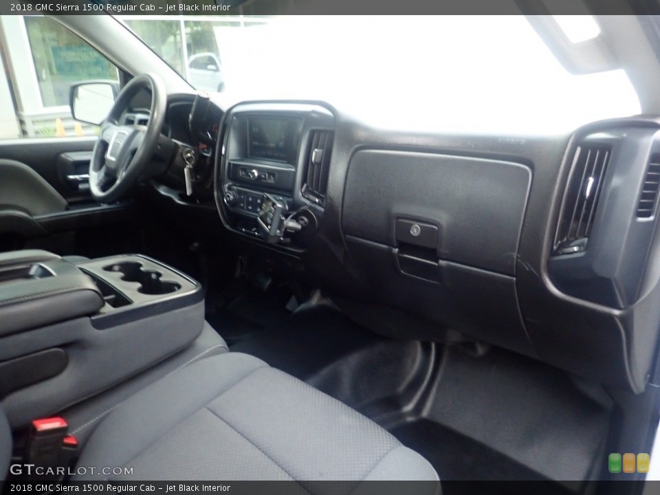 Jet Black Interior Dashboard for the 2018 GMC Sierra 1500 Regular Cab #146336985