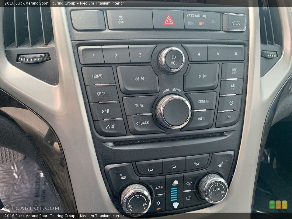 Medium Titanium Interior Controls for the 2016 Buick Verano Sport Touring Group #146337318