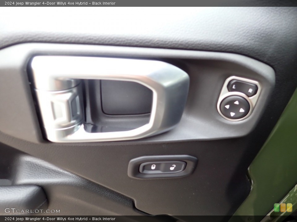 Black Interior Door Panel for the 2024 Jeep Wrangler 4-Door Willys 4xe Hybrid #146337423