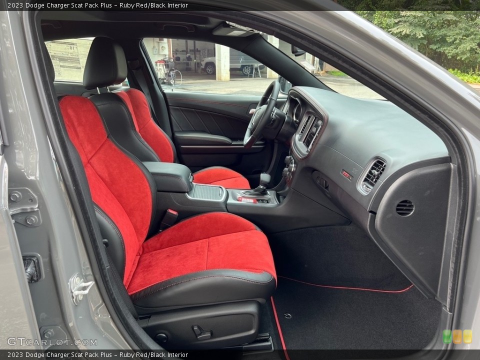 Ruby Red/Black Interior Front Seat for the 2023 Dodge Charger Scat Pack Plus #146337792