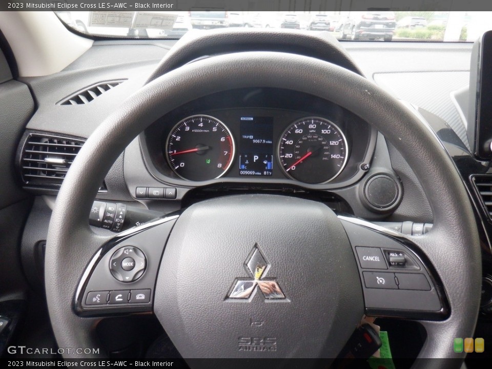 Black Interior Steering Wheel for the 2023 Mitsubishi Eclipse Cross LE S-AWC #146338326