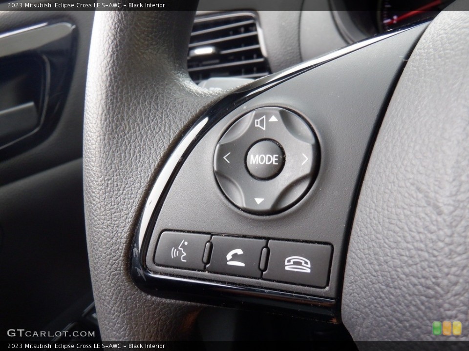 Black Interior Steering Wheel for the 2023 Mitsubishi Eclipse Cross LE S-AWC #146338348