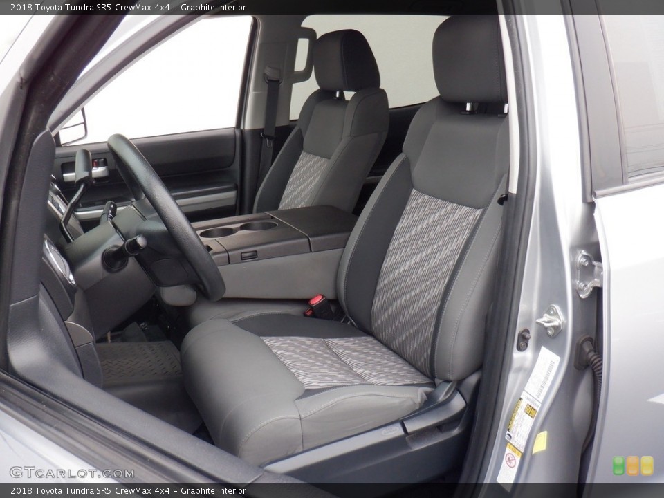 Graphite Interior Front Seat for the 2018 Toyota Tundra SR5 CrewMax 4x4 #146338683