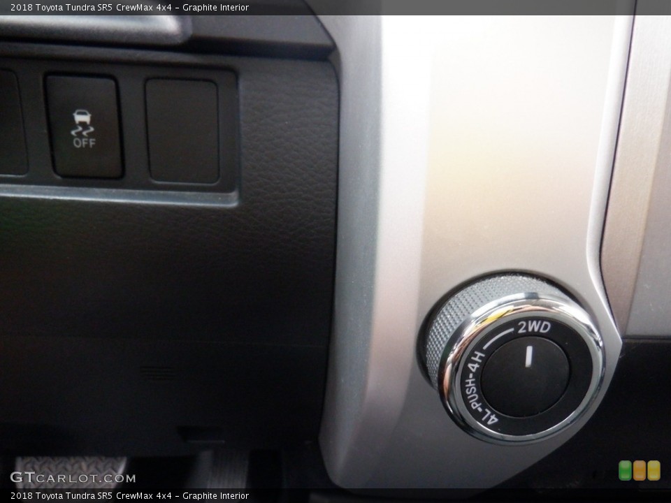 Graphite Interior Controls for the 2018 Toyota Tundra SR5 CrewMax 4x4 #146338773