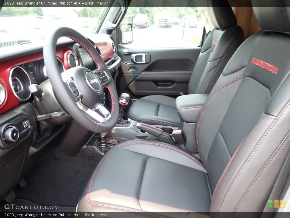 Black Interior Photo for the 2023 Jeep Wrangler Unlimited Rubicon 4x4 #146338911
