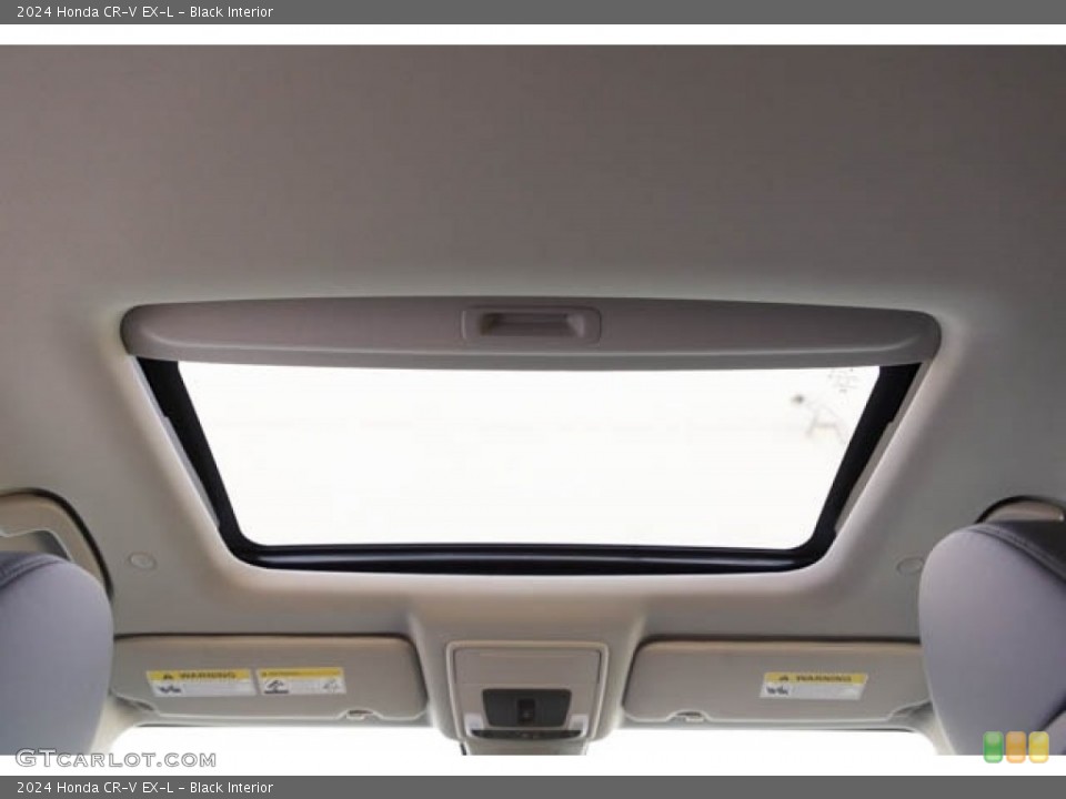 Black Interior Sunroof for the 2024 Honda CR-V EX-L #146339259
