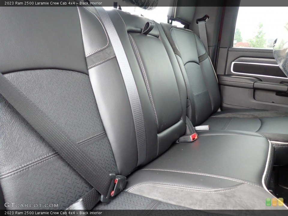 Black Interior Rear Seat for the 2023 Ram 2500 Laramie Crew Cab 4x4 #146339346