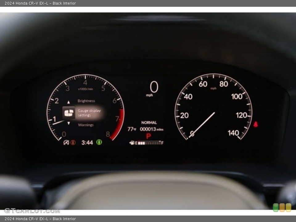 Black Interior Gauges for the 2024 Honda CR-V EX-L #146339373