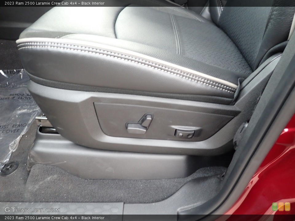 Black Interior Front Seat for the 2023 Ram 2500 Laramie Crew Cab 4x4 #146339403